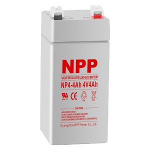 NPP 4V 4 Ah Rechargeable SLA Battery For Electronic Scales Weight Swatter U/R