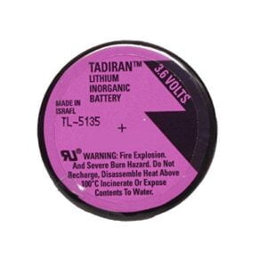 Tadiran TL-5135/P 3.6V 1/6D 1.7 Ah Lithium Battery w/ PC Pins