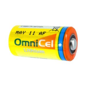 OmniCel ER123A 3.0V Size 2/3A Lithium Standard Terminal Battery For use with Smart card instrument, water meter, electricity meter, gas meter, heat meter, Automatic Meter Reading system