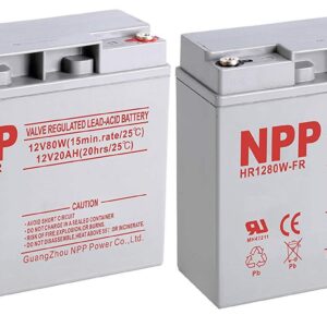 NPP HR1280W FR 12V 80W 12Volt 20Ah High Rate UPS Solar Sealed Lead Acid Battery/(2pcs)