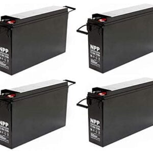 FT12-180Ah Front Access Deep Cycle Solar Energy Power 12V 180Ah Telecom UPS Battery (4 Pack)