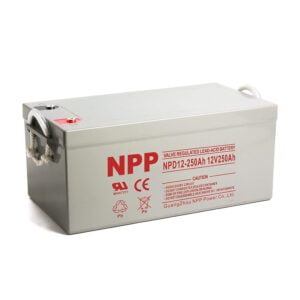 NPP NPD12-250Ah Solar Sealed Lead Acid 8D Deep Cycle 12V 250Ah Battery