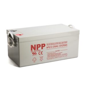 NPP NPG12-250Ah 250Ah 12Volt Rechargeable Gel Deep Cycle Battery for Solar Power