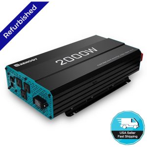 Renogy 2000W Pure Sine Wave Solar Inverter 12V Power Battery Inverter
