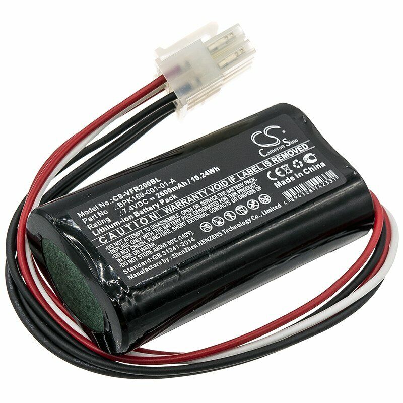 2600mAh Battery For VeriFone PCA169-001-01,PCA169-404-01-A,Ruby 2,Ruby CI