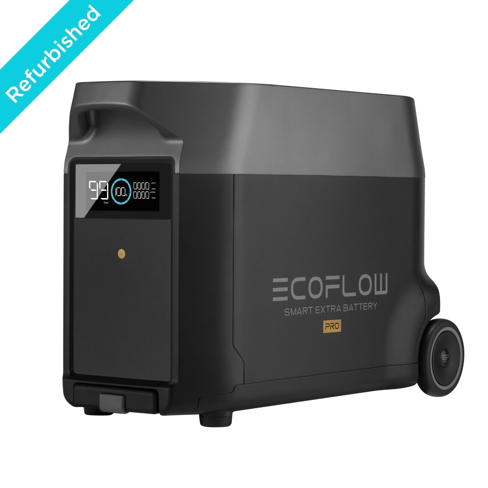 EcoFlow DELTA Pro Generator Extra Battery 3600Wh Certified Refurbished, LFP