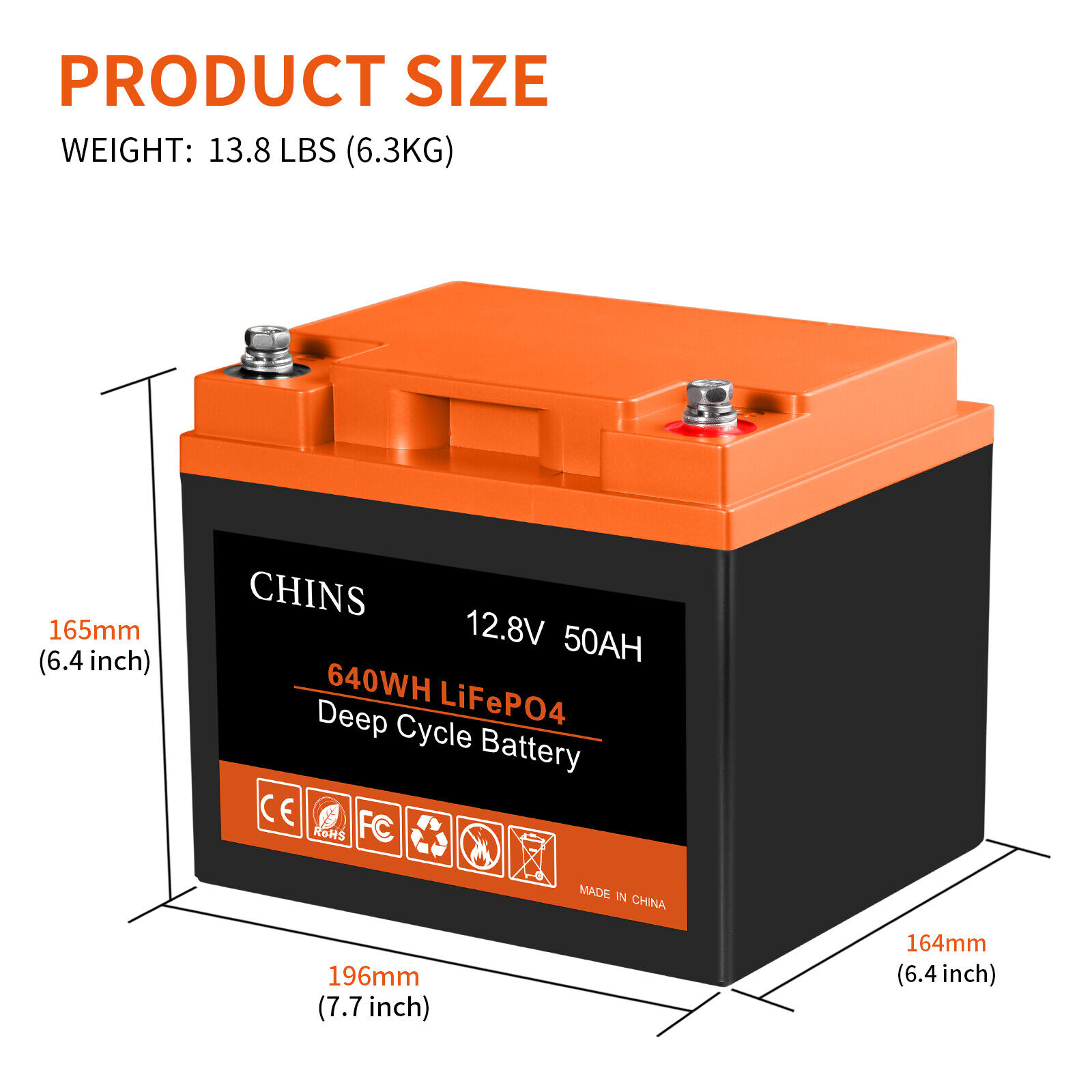 CHINS-12V-50AH-640Wh-LiFePO4-Deep-Cycle-Lithium-Battery-for-RV-Off-Grid-313970765905-2