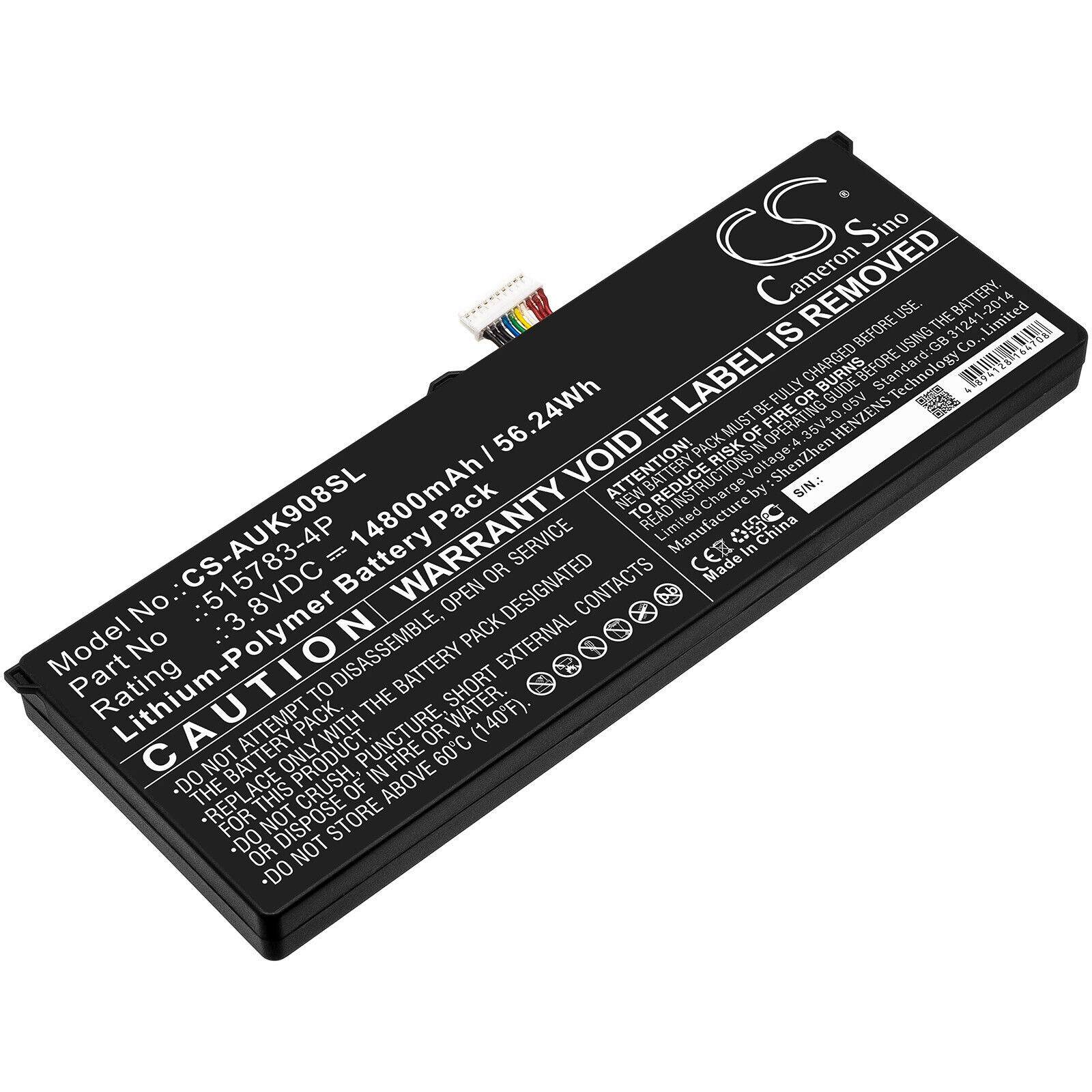 Battery For Autel MaxiSys Pro Elite MaxiCOM MK908 MK908P 515783-4P