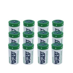 ER34615 3.6v D Cell Lithium Battery 19000mAh 12 Counts