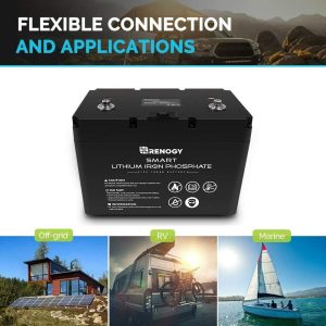 Renogy 12V 100Ah Smart Lithium Iron Phosphate Battery *Open Box*