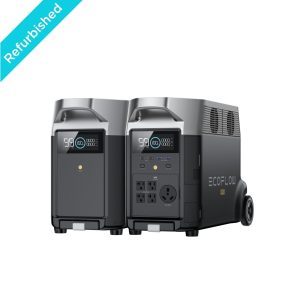 EcoFlow DELTA Pro Power Station+DELTA Pro EB 7200Wh Certified Refurbished, LFP