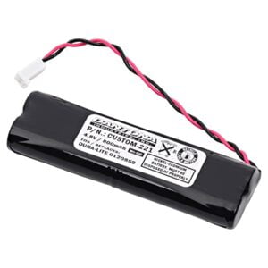 Dantona CUSTOM-221 4.8V & 800 mAh Replacement Nickel Cadmium Battery for Dual-Lite - 120859 Emergency Lighting