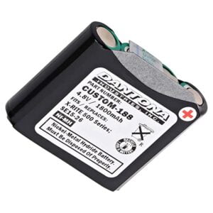Dantona CUSTOM-188 4.8V & 1650 mAh Nickel Metal Hydride Replacement Battery for Interstate - NIC9472