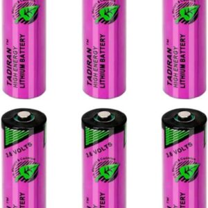 HOWING (6 Pack) 3.6V SL-360 PLC/TL-5903 AA Lithium Battery 6ES7971-0BA00 for Siemens S7-400 PLC Machine for 2.4Ah Tadiran TL-5903 (ER14505)