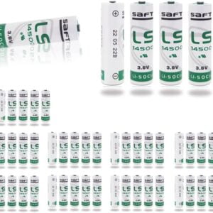 HOWING (50 Pack) LS14500 3.6 v Lithium AA Battery for SAFT