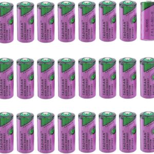 HOWING (24 Pack) for TL-5955 3.6V 2/3 AA 1650mAh Lithium Battery Replacement for Tadiran