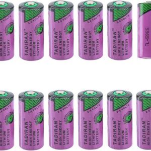 HOWING (12-Pack) for TL-5955 3.6V 2/3 AA 1650mAh Lithium Battery Replacement for Tadiran