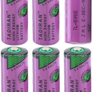 HOWING (6-Pack) for TL-5955 3.6V 2/3 AA 1650mAh Lithium Battery Replacement for Tadiran