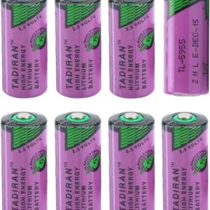 HOWING (8-Pack) for TL-5955 3.6V 2/3 AA 1650mAh Lithium Battery Replacement for Tadiran