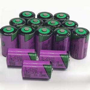 HOWING 15PCS TL-5902 LS14250 3.6V Lithium 1/2AA Battery for Tadiran TL-5902/S TL-2150/S ER14250 SL-350 Non-Rechargeable