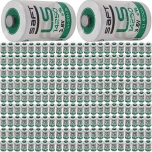 HOWING 200-Pack LS14250 C 3.6v 1/2 AA Lithium Battery 1200mAh for SAFT LS 14250