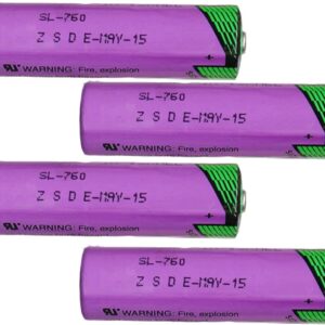 HOWING (4 Pack) 3.6v 2200mAh SL 760/s AA Cell Replacement for Tadiran Lithium Battery