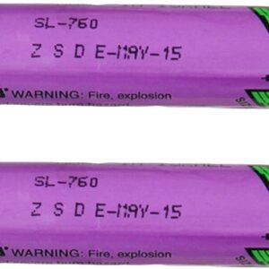 HOWING (2 Pack) 3.6v 2200mAh SL 760/s AA Cell Replacement for Tadiran Lithium Battery
