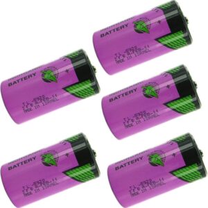 HOWING (5 Pack) TL-5920 C 3.6V Primary Lithium Battery for Tadiran (ER26500 / LS26500)
