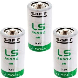 HOWING 3pcs LS26500 C Size 7700mAh 3.6V Lithium Battery for SAFT