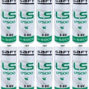 HOWING 10PCS 3600mAh LS17500 3.6V Lithium Battery Replacement for SAFT