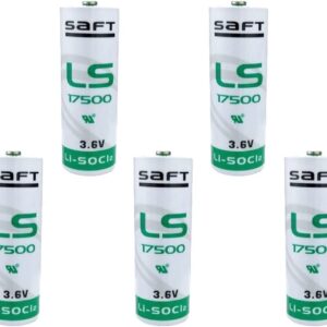 HOWING 5PCS 3600mAh LS17500 3.6V Lithium Battery Replacement for SAFT