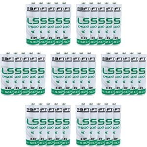 HOWING 35PCS 3600mAh LS17500 3.6V Lithium Battery Replacement for SAFT