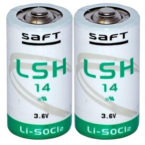 HOWING (2 Pack) LSH14 5800mAh 3.6V Size C Lithium Battery for SAFT