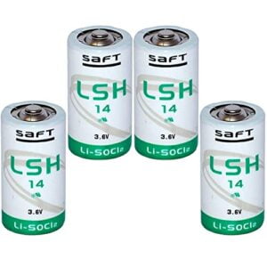HOWING (4 Pack) LSH14 5800mAh 3.6V Size C Lithium Battery for SAFT