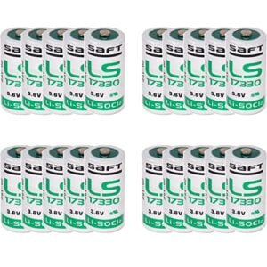HOWING (Pack of 20) LS17330 3.6V 2.1Ah 2/3 AA LS17330 Lithium Battery for SAFT