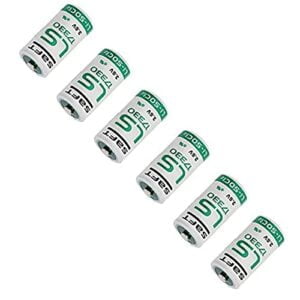 HOWING (Pack of 6) LS17330 3.6V 2.1Ah 2/3 AA LS17330 Lithium Battery for SAFT