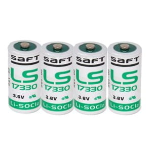 HOWING (Pack of 4) LS17330 3.6V 2100mAh 2.1Ah 2/3 AA LS17330 Lithium Battery High Capacity for SAFT