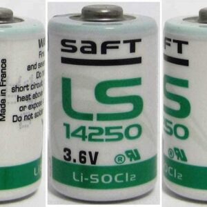 5 SAFT LS14250 LS 14250 1/2 AA 1/2AA 3.6v Li-SOCl2 Lithium Batteries MADE IN FRANCE