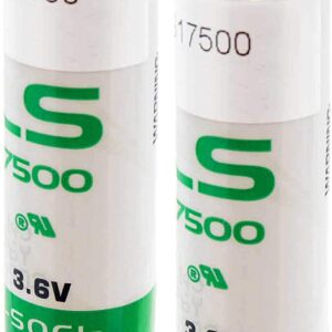 2x SAFT LS17500 Size A 3.6V 3600mAh Lithium Battery for Smart Munitions, Unattended Sensors, RFID Tracking, Intrusion Sensors, Invisible Fencing, Asset Tracking, Theft Prevention, Locator Beacons