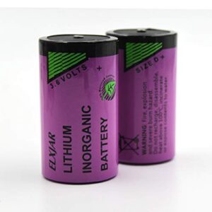 (2-Pack) 3.6V TL-5930 Replacement Lithium Battery for Tadiran iXtra Series D (TL-2300) Class 9 Hazmat