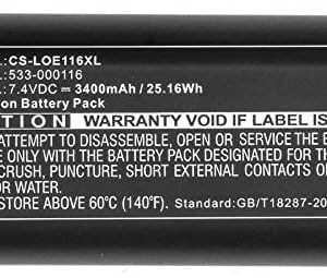 3400mAh Battery Compatible with Logitech UE MegaBoom, S-00147