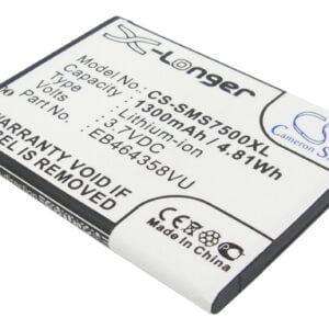 AT&T V5 Mobile SmartPhone Battery CS-SMS7500XL
