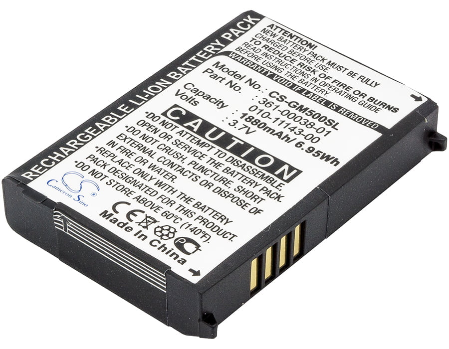 Garmin Aera 500 Aera 510 Replacement Battery 1880mAh
