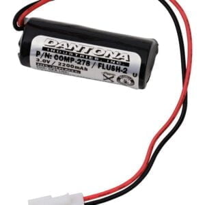 COMP-278 - Battery, 3 V, 4/5A, Lithium Manganese Dioxide, 2.4 Ah, Connector, 48.26 mm (Pack of 2) (COMP-278)