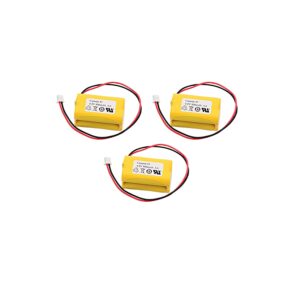 3pc Dantona Replacement Emergency Light Battery For Exit Light Co BAA-48R, Exell EBE-43 and more