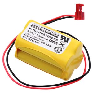 Emergency Lighting Replacement Battery - Replaces Max Power - 026-155, Max Power - S/L 026-155