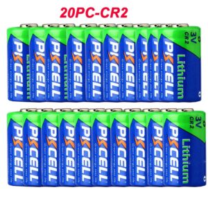 CR2 CR15H270 3V 850mAh Lithium Battery for Camera Photo LED Flashlight Steamlight Stungun 20PC