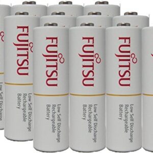 12 Fujitsu Ready-to-use HR3UTC AA Rechargeable Battery NiMH 1.2V Min. 1900mAh Made in Japan