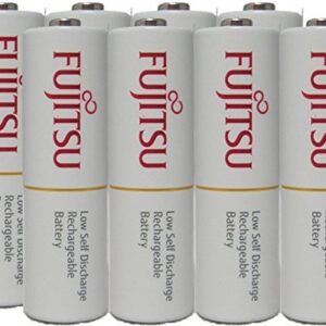 Fujitsu Ready-to-use HR3UTC AA rechargeable battery NiMH 1.2V Min. 1900mAh Made in Japan 8 Pcs