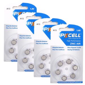 24 Pcs A13 P13 Size 13 1.4V Hearing Aid Batteries